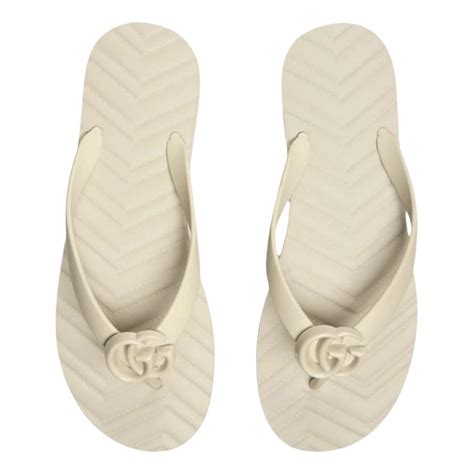 gucci designer flip flops|gucci marmont flip flops.